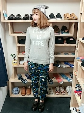 「marble sud（マーブルシュッド）のアイテム」を使った、yusuke さん（メンズ・170cm）の秋コーディネート