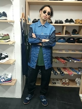「masterkey（マスターキー）のアイテム（ジャケット/アウター）」を使った、yusuke さん（メンズ・170cm）の秋コーディネート