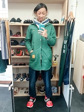 「miraco（ミラコ）のアイテム」を使った、yusuke さん（メンズ・170cm）の秋コーディネート