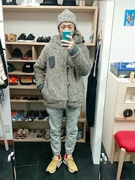 「アイテム（その他アウター、その他）」を使った、yusuke さん（メンズ・170cm）の秋コーディネート