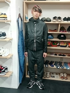 「LAMOND.（ラモンド）のアイテム」を使った、yusuke さん（メンズ・170cm）の秋コーディネート