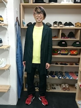 「LiSS（リス）のアイテム」を使った、yusuke さん（メンズ・170cm）の秋コーディネート