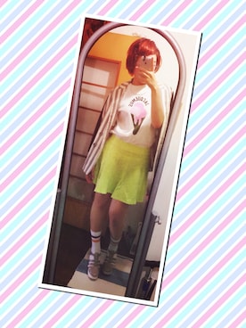 「NOMINE（ノミネ）のアイテム（テーラードジャケット）」を使った、ゆちょんさん（レディース・169cm）の秋コーディネート