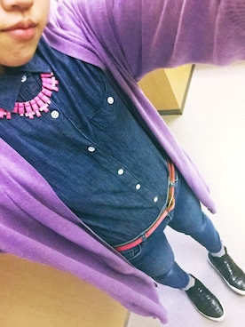 「nﾟ 11（ナンバージュウイチ）のアイテム」を使った、ゆちょんさん（レディース・169cm）の春コーディネート