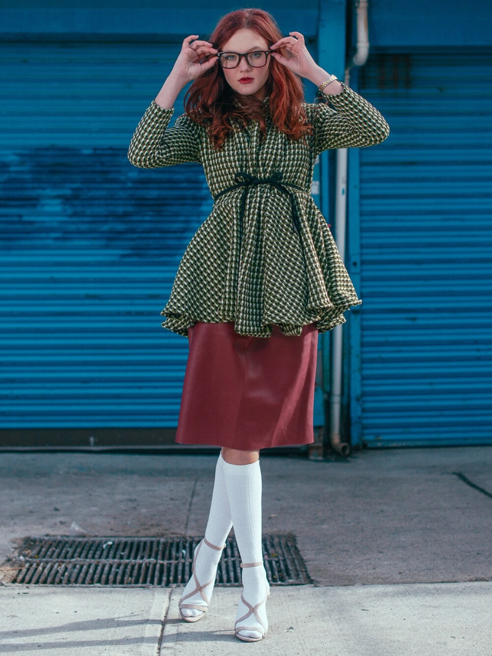 「PencilSkirts_TBrand、pencilskirts」｜「The Amme Collectionのアイテム（スカート、その他）」を使った、Faye さん（レディース・170cm）の秋コーディネートの1枚目の写真