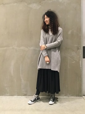 「relume」｜JOURNAL STANDARD relume 西宮ガーデンズ店スタッフさん（レディース・168cm）の冬コーディネート