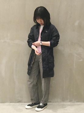 「relume」｜JOURNAL STANDARD relume 西宮ガーデンズ店スタッフさん（レディース・155cm）の冬コーディネート