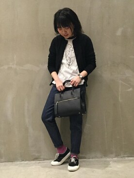 「relume」｜JOURNAL STANDARD relume 西宮ガーデンズ店スタッフさん（レディース・155cm）の冬コーディネート