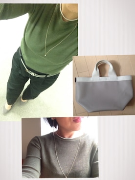 「hum（ハム）のアイテム」を使った、brackmadamさん（レディース・162cm）の秋コーディネート