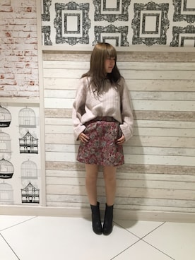 「うしろリボン」｜りーちゃんさん（レディース・162cm）の秋コーディネート