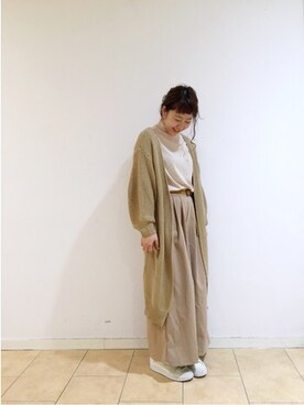 YUKARI IKEDAさん（レディース・159cm）の冬コーディネート