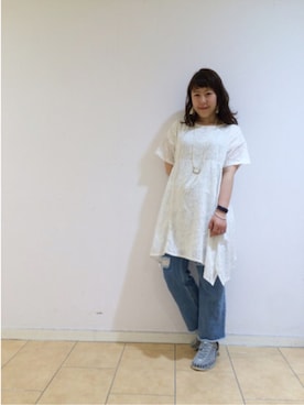 「アウトドアミックス」｜YUKARI IKEDAさん（レディース・159cm）の春コーディネート