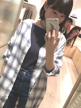 「アイテム（シャツワンピース）」を使った、shitomiさん（レディース・156cm・20代）の秋コーディネート