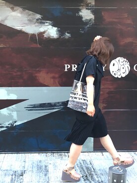 「Marc by Marc Jacobs（マークバイマークジェイコブス）のアイテム（リング）」を使った、m---＊さん（レディース・156cm）の夏コーディネート