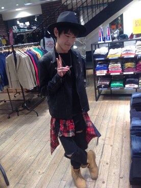 「服屋さんにて。」｜hori1091さん（メンズ・172cm）の春コーディネート