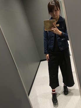 「AS KNOW AS」｜「アイテム（ジャケット/アウター）」を使った、ユンソさん（レディース・172cm）の冬コーディネート