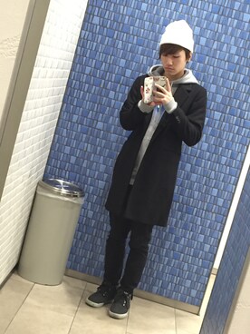 「Deviluse（Deviluse）のアイテム（パーカー）」を使った、リょゥさん（メンズ・173cm）の秋コーディネート