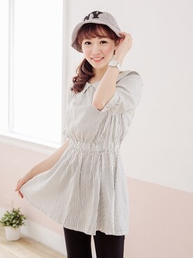 「愛洋裝（アイドレス）のアイテム（ワンピース/ドレス）」を使った、IDRESS     愛洋裝さん（レディース・163cm）の夏コーディネート
