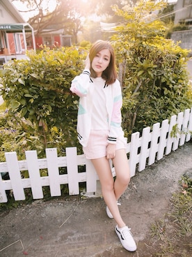 「愛洋裝（アイドレス）のアイテム（スタジャン）」を使った、IDRESS     愛洋裝さん（レディース・160cm）の秋コーディネート