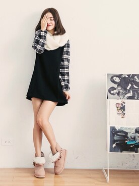 「愛洋裝（アイドレス）のアイテム（ワンピース/ドレス）」を使った、IDRESS     愛洋裝さん（レディース・160cm）の秋コーディネート