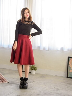 「愛洋裝（アイドレス）のアイテム（その他）」を使った、IDRESS     愛洋裝さん（レディース・160cm）の秋コーディネート