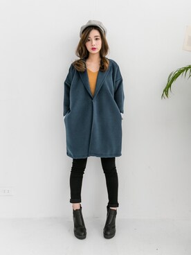 「愛洋裝（アイドレス）のアイテム（その他）」を使った、IDRESS     愛洋裝さん（レディース・157cm）の冬コーディネート