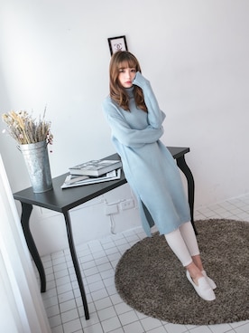 「愛洋裝（アイドレス）のアイテム（ワンピース/ドレス）」を使った、IDRESS     愛洋裝さん（レディース・157cm）の冬コーディネート