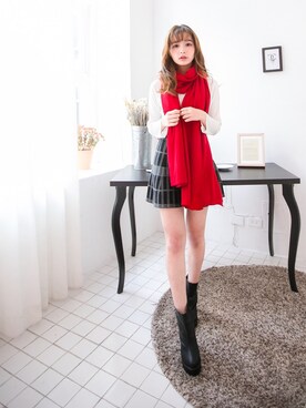 「愛洋裝（アイドレス）のアイテム」を使った、IDRESS     愛洋裝さん（レディース・157cm）の冬コーディネート
