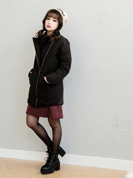 「愛洋裝（アイドレス）のアイテム」を使った、IDRESS     愛洋裝さん（レディース・157cm）の冬コーディネート