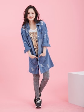 「愛洋裝（アイドレス）のアイテム」を使った、IDRESS     愛洋裝さん（レディース・157cm）の春コーディネート