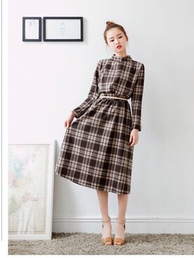 「愛洋裝（アイドレス）のアイテム」を使った、IDRESS     愛洋裝さん（レディース・157cm）の春コーディネート