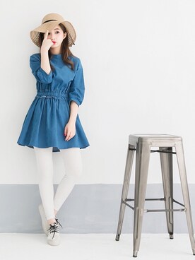 「愛洋裝（アイドレス）のアイテム」を使った、IDRESS     愛洋裝さん（レディース・157cm）の春コーディネート