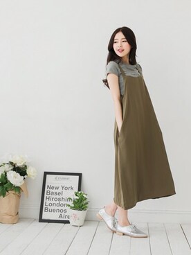 「愛洋裝（アイドレス）のアイテム」を使った、IDRESS     愛洋裝さん（レディース・157cm）の春コーディネート