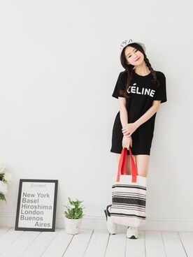 「愛洋裝（アイドレス）のアイテム」を使った、IDRESS     愛洋裝さん（レディース・157cm）の春コーディネート