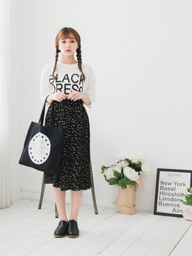 「愛洋裝（アイドレス）のアイテム」を使った、IDRESS     愛洋裝さん（レディース・157cm）の春コーディネート