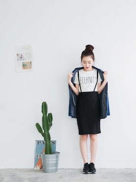 「愛洋裝（アイドレス）のアイテム」を使った、IDRESS     愛洋裝さん（レディース・160cm）の春コーディネート