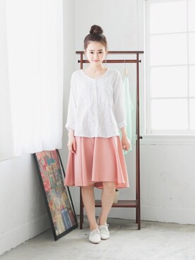 「愛洋裝（アイドレス）のアイテム」を使った、IDRESS     愛洋裝さん（レディース・157cm）の春コーディネート