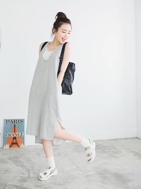 「愛洋裝（アイドレス）のアイテム」を使った、IDRESS     愛洋裝さん（レディース・157cm）の春コーディネート