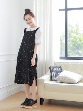 「愛洋裝（アイドレス）のアイテム」を使った、IDRESS     愛洋裝さん（レディース・157cm）の春コーディネート