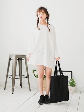 「愛洋裝（アイドレス）のアイテム」を使った、IDRESS     愛洋裝さん（レディース・157cm）の春コーディネート