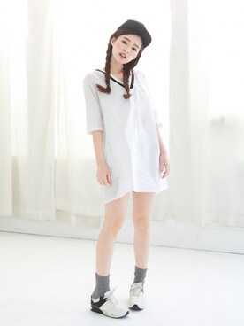 「愛洋裝（アイドレス）のアイテム」を使った、IDRESS     愛洋裝さん（レディース・157cm）の夏コーディネート