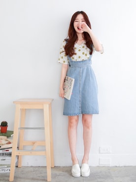 「愛洋裝（アイドレス）のアイテム」を使った、IDRESS     愛洋裝さん（レディース・157cm）の夏コーディネート