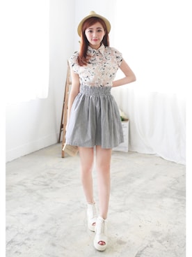 「愛洋裝（アイドレス）のアイテム」を使った、IDRESS     愛洋裝さん（レディース・157cm）の夏コーディネート