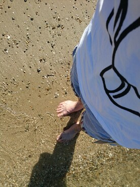 「BIRKENSTOCK（ビルケンシュトック）の＜BIRKENSTOCK（ビルケンシュトック）＞ ARIZONA BIRKOFLOR/サンダル¨ ◆（サンダル）」を使った、おかずのおかかさん（メンズ・178cm）の夏コーディネート