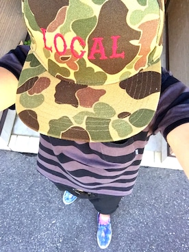 「Cut-Rate（カットレイト）のアイテム」を使った、Taiichiro Saitoさん（メンズ・175cm）の夏コーディネート