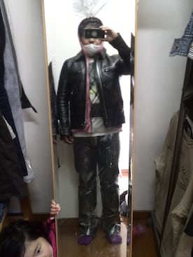 「YELLOW RUBY（イエロールビー）のアイテム（パンツ）」を使った、GENTさん（メンズ・159cm）の春コーディネート