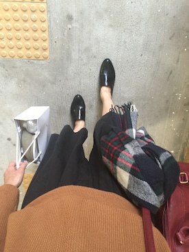 「orange」｜Tyさん（レディース・175cm）の冬コーディネート