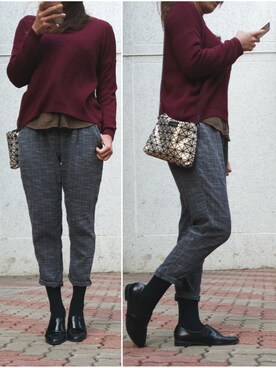 「BKK ORIGINALのアイテム」を使った、Tyさん（レディース・175cm）の春コーディネート