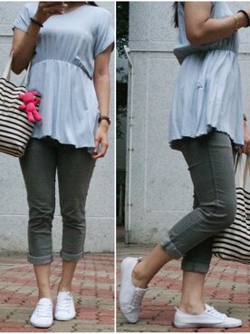 Tyさん（レディース・175cm）の春コーディネート