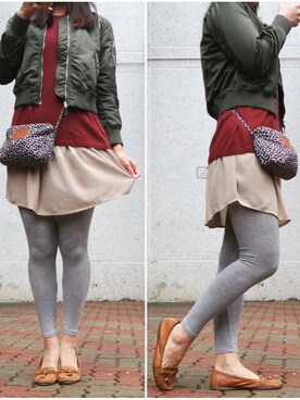 「Jack Willsのアイテム（バッグ）」を使った、Tyさん（レディース・175cm）の春コーディネート